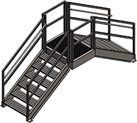 Dike Stairs Rendering