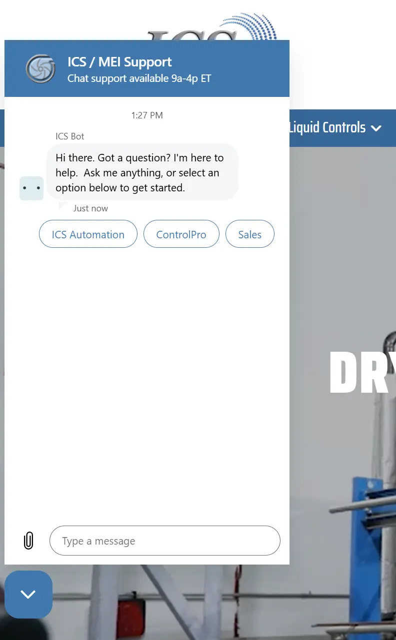 MEI and ICS offer online chat support online support